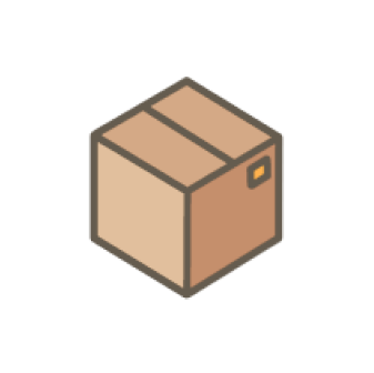 郵送用の段ボール